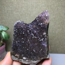 68mm NATURAL amethyst point purple Crystal Cluster Mineral Specimen 184g A1769 picture
