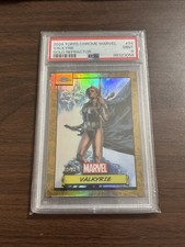 2024 Topps Chrome Marvel Valkyrie Gold Refractor #/50 PSA 9 picture