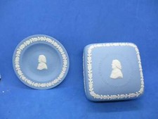 Wedgwood 250th Anniversary Plate 1730-1980 Blue/White Commemorative Plate picture