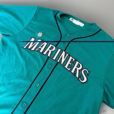 Seattle Mariners Kyle Seager #15 Majestic Jersey Men's Size XL Teal MLB Baseball picture