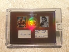 2025 Eternal Revelation MUHAMMAD ALI & JOE LEWIS Authentic History DUAL Relic picture