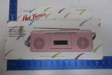 Vintage Unisonic Hot Tunes MX-2065 Blue Cassette Radio Player NIB Deadstock 80s picture