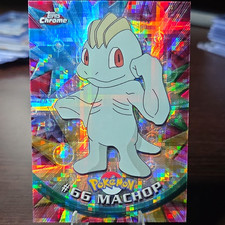 2000 Topps Chrome Pokemon #66 Machop Tekno PACK FRESH MINT picture