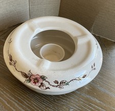 Vintage Nasco Springtime Floral Stand Tea Pot Candle Holder Warmer Made In Japan picture