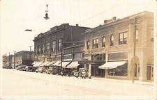 Postcard: RPPC Street Scene, Milton, Oregon 1930's B&W Photo picture