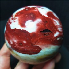 RARE 366.8G 68mm Natural Polished Colorful Agate Sphere Ball Healing A5065 picture