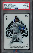 2023 Topps #AA-44 Felix Hernandez All Aces Gold /75 PSA 10 picture