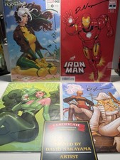 David Nakayama Signed Marvel Comic Lot Of 4 Covers With COAs picture