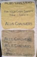 Vintage Allis-Chalmers Shop Cloths Advertising Memorabilia picture