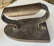 Vintage French J. Manil JM Cast Iron Sad Iron Fer a Repasser Flat Iron picture