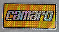 Vintage Chevy Camaro License Plate Sticker Prismatic NEW picture