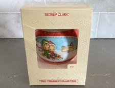 Vintage Hallmark Betsey Clark Christmas Dated 1980 Glass Ornament Tree Trimmer picture