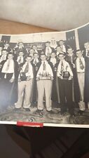 Masonic De Molay 1950s-60s In Lodge Hall With Robes And Trophies Photograph picture