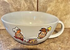 Kellogg's Snap Crackle Pop Ceramic Cereal Bowl With A Handle Vtg 1999 picture