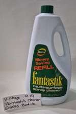 Fantastik Multi Spray Cleaner 1979 Texize Empty Bottle Movie Prop Vintage ⬇️ picture