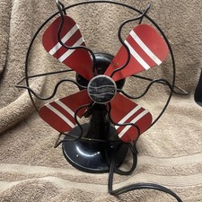 Vintage Westinghouse Whirlwind Desk Fan 9”Antique 420550 Works  picture