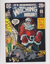 THE WITCHING HOUR #28 DC 1973 CLASSIC NICK CARDY SANTA CLAUS CHRISTMAS COVER picture