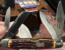 Mint Vintage John Primble 5514-S 4 Blade Stockman Pocket Knife NOS Full Etch USA picture