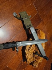Vintage Spanish CETME. Rifle Bayonet Scabbard INI Toledo Knife Military picture