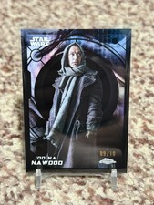 2026 Topps Chrome Star Wars Jod Na Nawood Black Refractor /10 #123 picture
