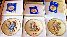 MINT HUMMEL GOEBEL ANNUAL YEARLY COLLECTIBLE PLATE LOT/5 1972 1975 1977 1980-81 picture