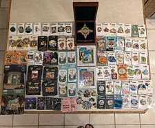 Huge Disney Parks LE LR Pin Collection Rare Retired D23 WDI DLR WDW 100+ Pin Lot picture