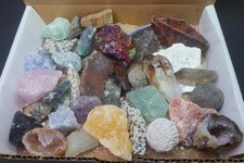 Crafters Collection 1 Lb Natural Crystals Mineral Specimens Mixed Gemstones picture