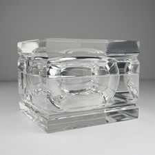 Vintage Alessandro Albrizzi Mid-Century Modern Thick Lucite Storage Cube 7