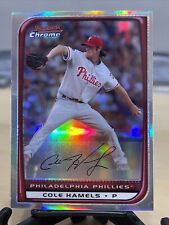 2008 Bowman Chrome Cole Hamels #12 Philadelphia Phillies Refractive Baseball MLB picture
