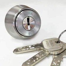 MIWA Cylinder JNDZ CY w 3 Dimple Keys KABA ST NEW High Security Door Lock picture