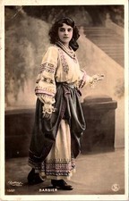 MLLE BARBIER : FRENCH STAGE & FILM STAR : PHOTO BY LEOPOLD REUTLINGER : RPPC picture