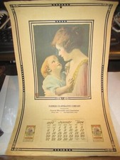 Vtg 1924 Calendar WATERTOWN WI FARMERS CO OP COMPANY AD CALENDAR FULL SHEETS picture