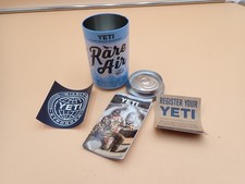 New YETI Rare Air Limited Edition 12 OZ Stash Can with sticker and paperwork picture