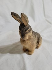 Vntg Hand Carved Rabbit 5