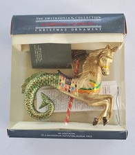 The Smithsonian Collection Carousel Animals Ornament Kurt Adler Sea Horse 1988 picture