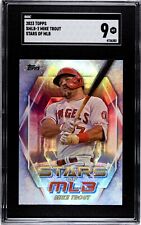 2023 Topps Series 1 Mike Trout #SMLB-2 - Stars of the MLB - Angels - SGC 9 MINT picture