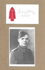 William Bill Story 1ST SPECIAL SERVICE FORCE Signed, FSSF Aleutians Italy France picture