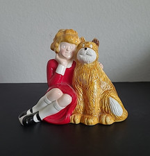 Vintage 1982 Little Orphan ANNIE and SANDY Applause Ceramic PIGGY BANK picture