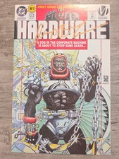 Hardware #1 (DC Milestone 1993) 1st Appearance Signed By Denys Cowan NM 9.6 9.8 picture