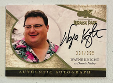 2026 Cryptozoic CZX Jurassic Park Wayne Knight Autograph Auto #/395 Card picture