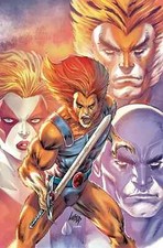 THUNDERCATS #1 CVR ZH - 1:10 FOC LIEFELD VIRGIN (DYNAMITE 2024) TYGRA & PANTHRO picture