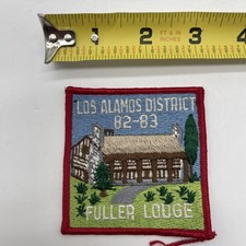 Vintage 1982-1983 Boy Scout Fuller Lodge Patch Los Alamos District 3” Square BSA picture