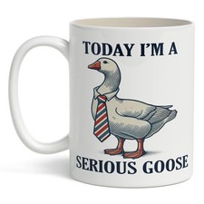 Today I'm a Serious Goose Mug picture