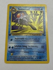Pokemon Fossil 1st Edition Tentacruel 44/62 Non Holo picture