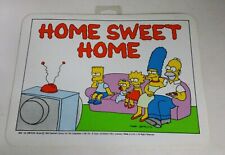 Vintage 1990s The Simpsons Home Sweet Home Plastic Sign NOS 11x8 FOX N4A picture