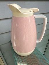 Vintage ~ Thermo-Serv Insulated Pink Coffee Butler Pitcher Carafe MCM Retro picture