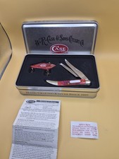 Rare 2013 Case xx Red Fishing Knife Set With Fishing Lure NIT picture