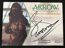 2014 Cryptozoic Arrow John Barrowman Dark Arrow A11b Autograph Card AA picture