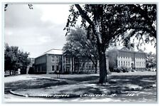 c1950's High School Building Campus Griswold Iowa IA RPPC Photo Vintage Postcard picture