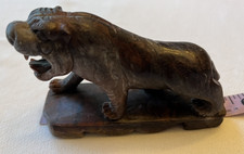 Vintage / Antique Chinese Stone Carving Lion / Tiger Gorgeous picture